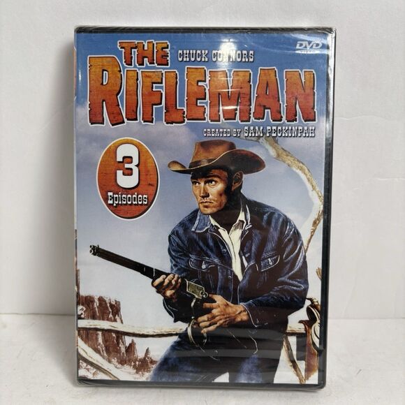 The Rifleman - 3 Episodes (DVD, 2004) Chuck Connors New Sealed - Picture 1 of 6